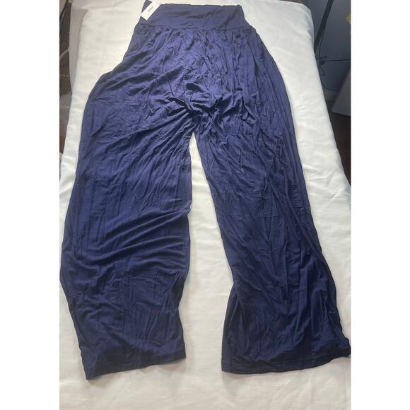 Ododos 30 Inch Wide Leg Lounge Pants -NWT in Navy size Large - Picture 1 of 8